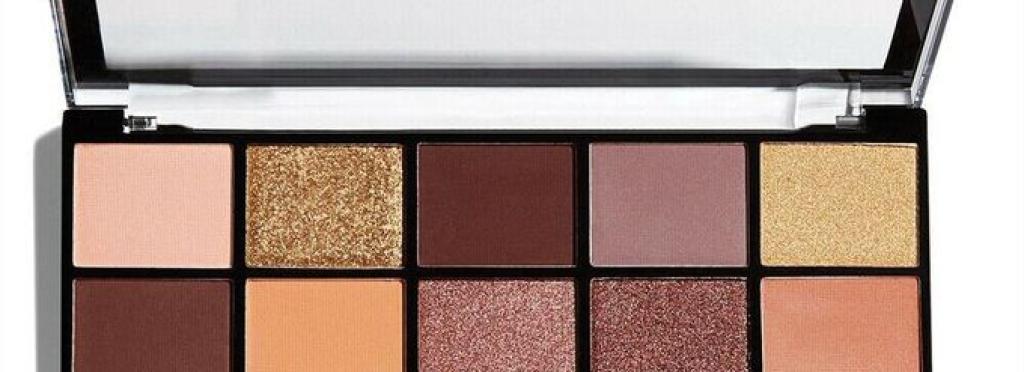 Revolution Velvet Rose Reloaded Nude and Shimmer Eyeshadow - 15 Shades