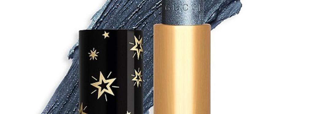 Gucci Gothic lipstick 708 Victoriana Blue