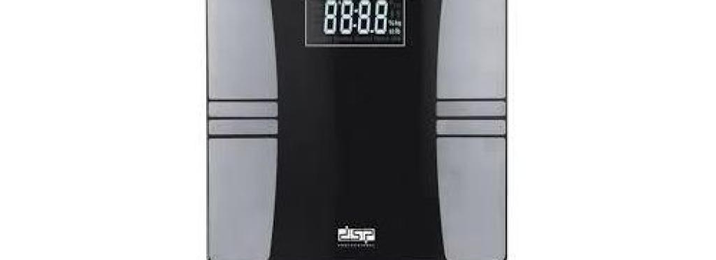 DSP digital body scale 180 kg capacity - model KD7018 - tempered glass and digital display