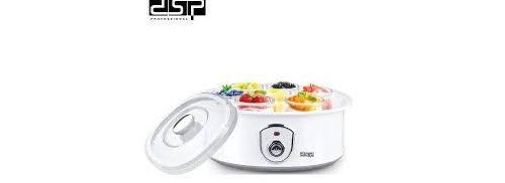 DSP Yogurt Maker KA4010 - 20W, 1.5L Capacity, 7 Glass Jars