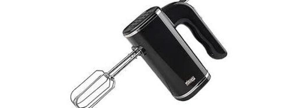 DSP Handheld Mixer KM2008 200W Power, Egg Whisk, Soup Mixer - Black