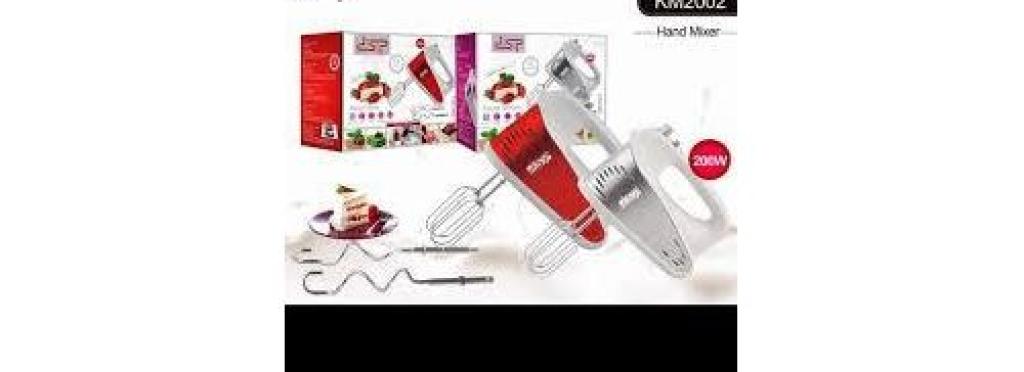 DSP Handheld Mixer KM2002 200W Power, Egg Whisk, Soup Mixer