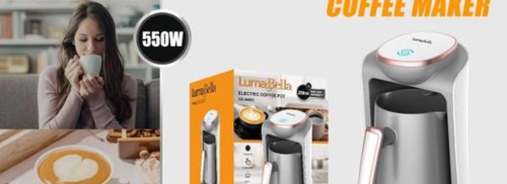 Luma Bella Turkish Coffee Machine B-54003 with 550 watts - White