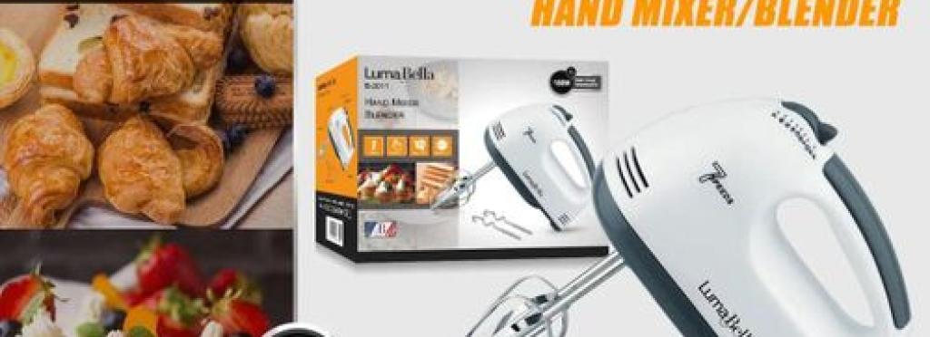 Luma Bella Hand Mixer B-2011 with 180 watts, egg beater, soup mixer