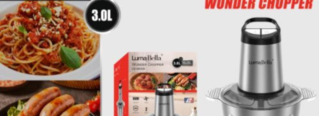 Luma Bella Vegetable and Meat Chopper - 3.0 liters LB-56009 800W