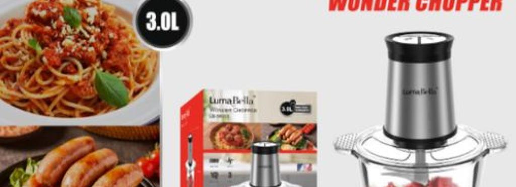 Luma Bella Vegetable and Meat Chopper LB-56011 - 3.0 Liter - 800W - Metal Frame