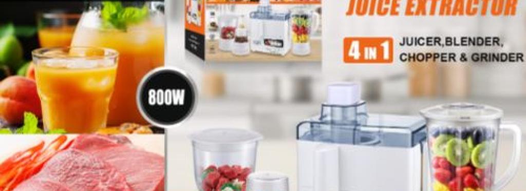 Luma Bella Electric Orange Juicer 800W 4 in 1, B-53011