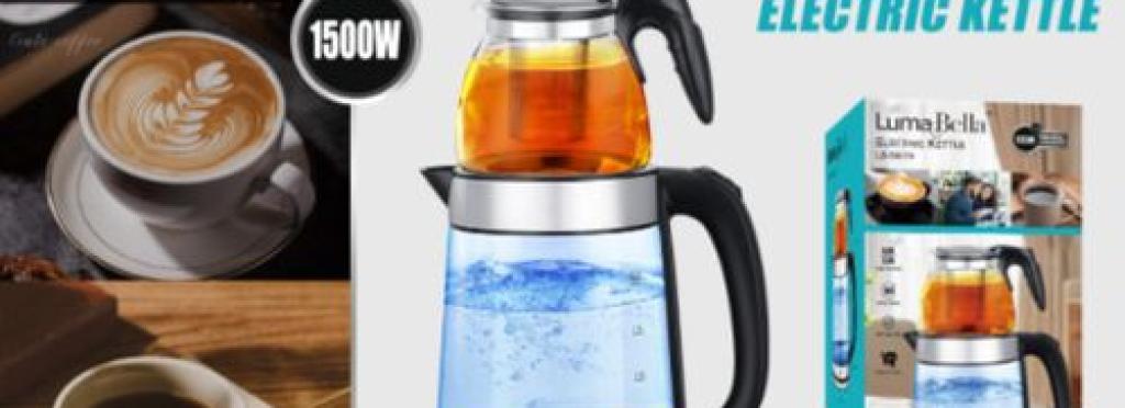 LUMA BELLA Electric Kettle - 1500W B-59019 Glass