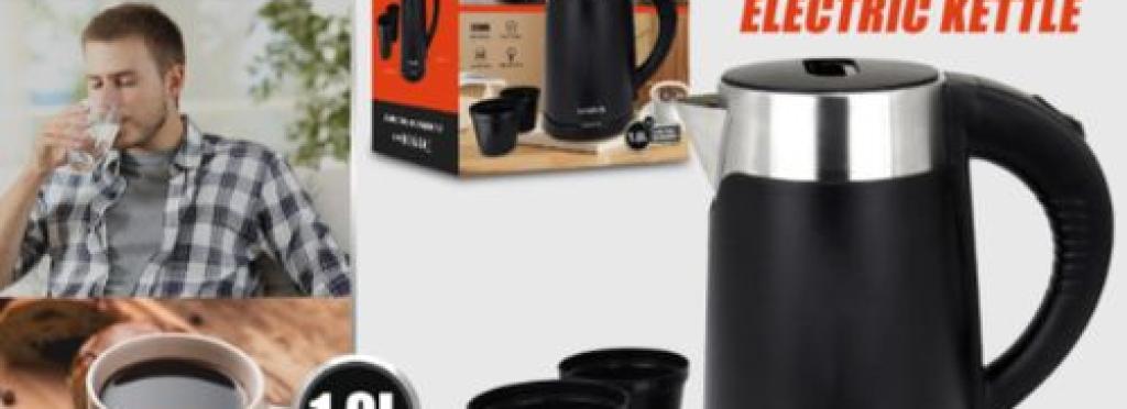 Luma Bella 1.0L - 1200W B-59012 Black Electric Kettle