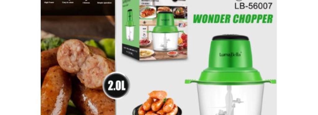 Luma Bella Meat and Vegetable Grinder - LB-56007 - Multipurpose Kitchen Tool for Modern Kitchens
