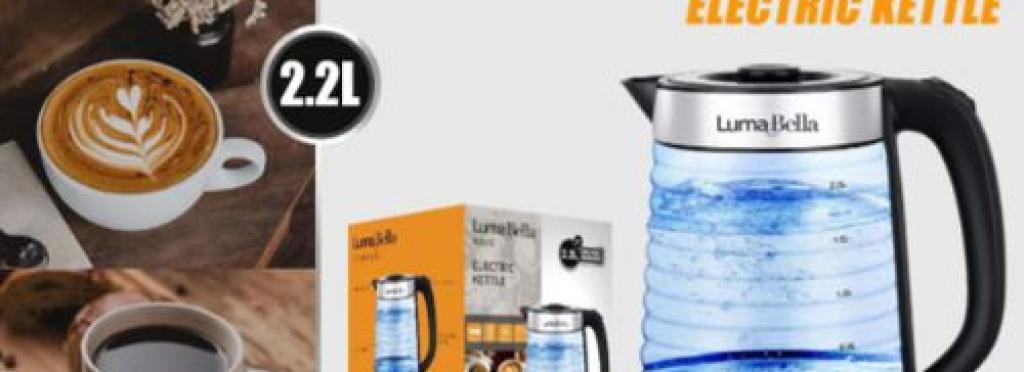 Luma Bella Electric Kettle 2.2 - 1500W B-3012 Glass