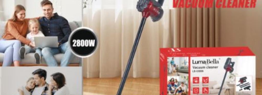 Luma Bella Cordless Portable Vacuum LB-63009 - 2800W - Red Color - Upright or Handheld