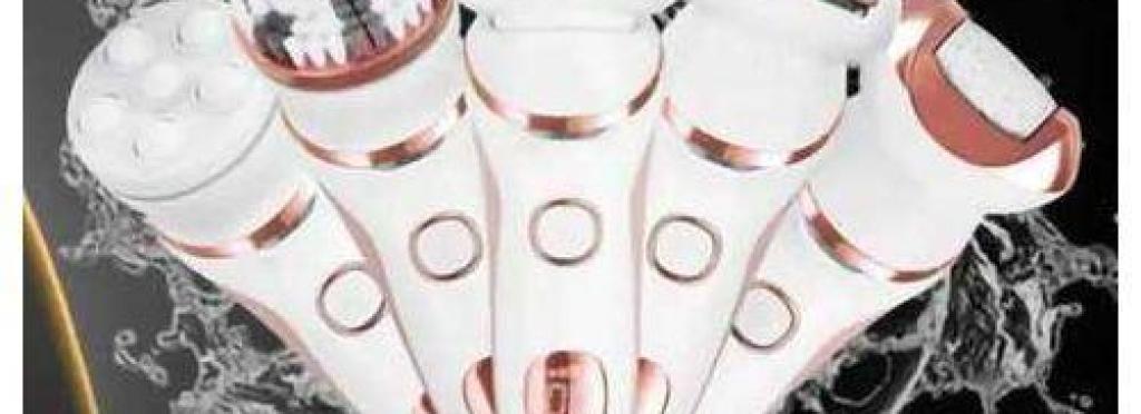 Kemei KM-2190 Rechargeable Electric Hair Clipper for Face and Body for Women - Multi-purpose with Elegant Design