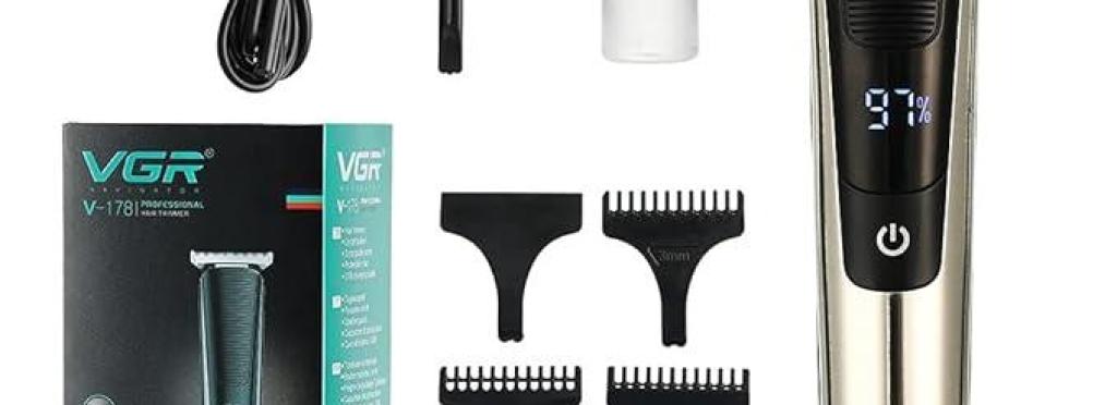 VGR V-178 Digital Screen Hair Clipper