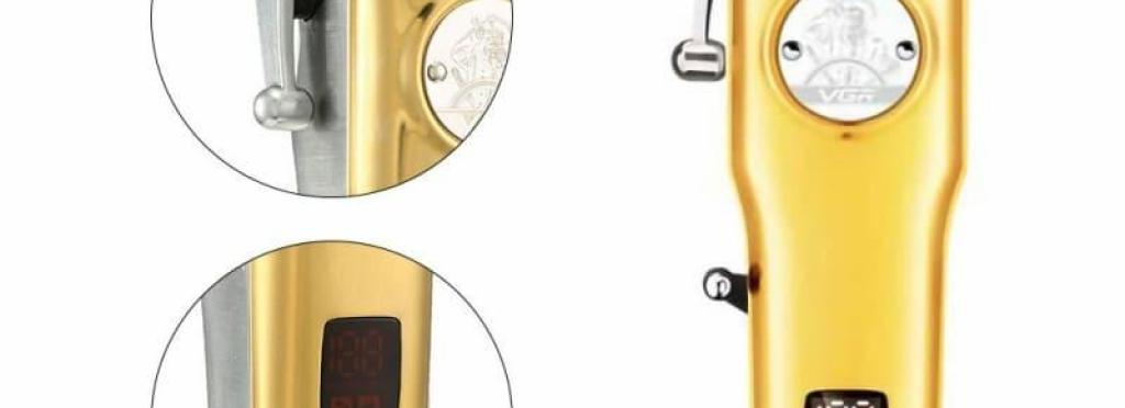 V-181 - Professional electric hair clipper for men, rechargeable from VGR - Golden