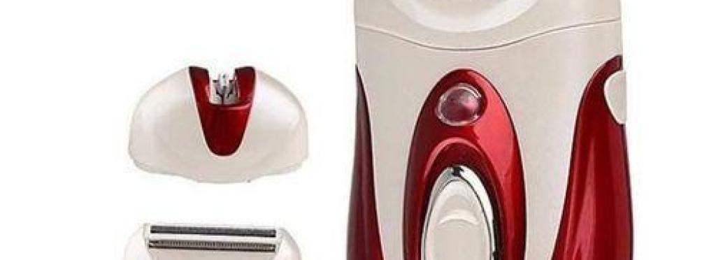 Kemei KM-1888 hair removal machine - 3 in 1 for women - rechargeable - two speeds - professional hair removal tool