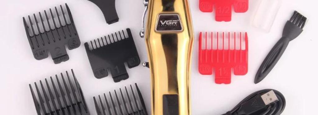 V-655 - Professional electric hair clipper for men, rechargeable - stainless steel - 10 watts