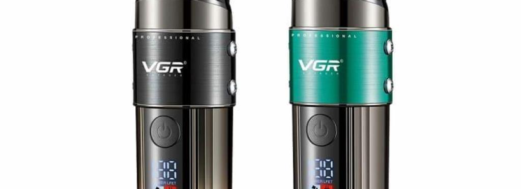 V-929 - Professional electric hair clipper for men, with digital display, 3 combs, 1500mAh, operates up to 200 minutes