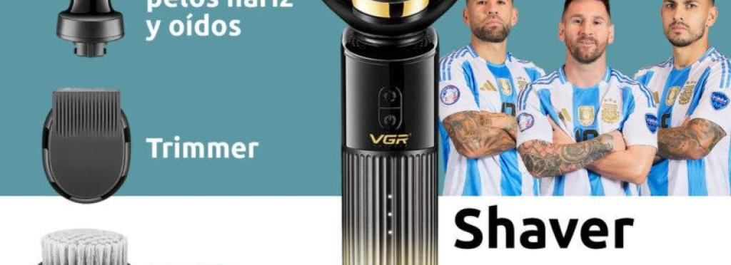 V-388 - Electric Hair Clipper for Men by VGR - Rechargeable, IPX7 Waterproof, 1800 mAh Battery
