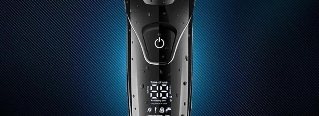 V-318 - Professional Electric Hair Clipper and Refinement Machine for Men - Rechargeable - Waterproof - Three-Dimensional Floating Head