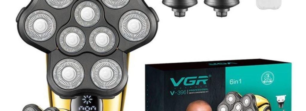 V-396 - Professional Electric Hair Clipper and Refinement Machine for Men Rechargeable - LED Display - Waterproof