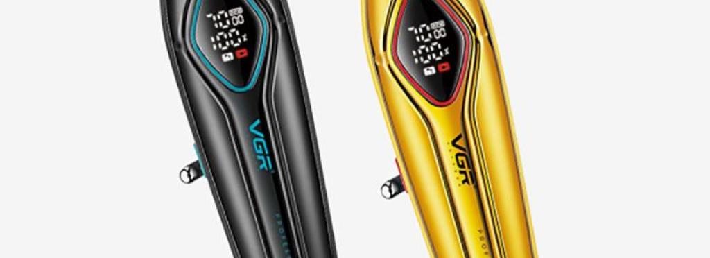V-945 - Professional Electric Hair Clipper for Men, Rechargeable, Metal Housing, Digital Display, 7000 RPM