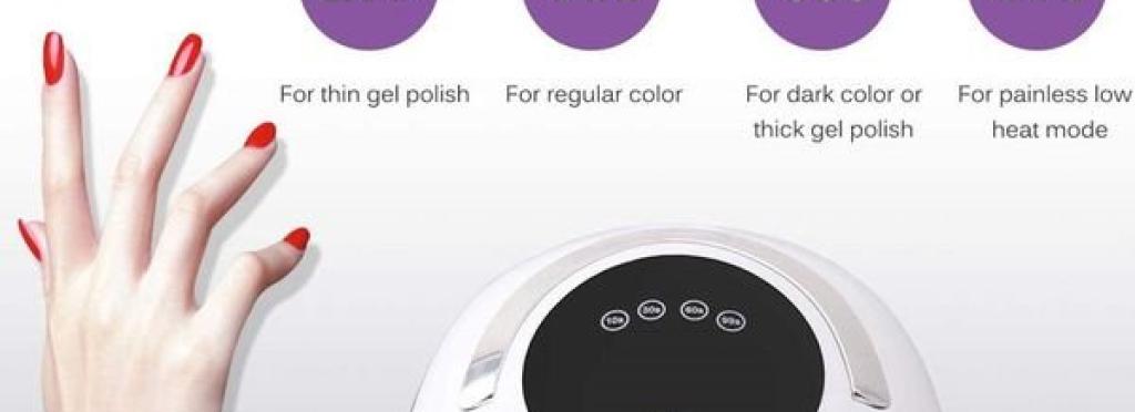 Sun nail dryer large size with timer and touch screen and sensor works with hands present -BQ5T