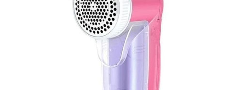 Lint remover machine powered by batteries