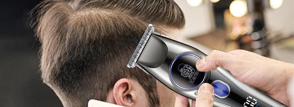 KM-642 Professional Electric Hair Clipper for Men - Rechargeable - Lithium Battery - Multiple Accessory Comb