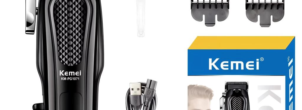 Kemei KM-1071 Rechargeable Hair and Beard Clipper