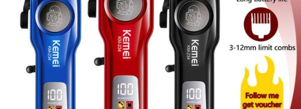 KM-234 Professional Electric Hair Clipper for Men – Rechargeable – from Kemei