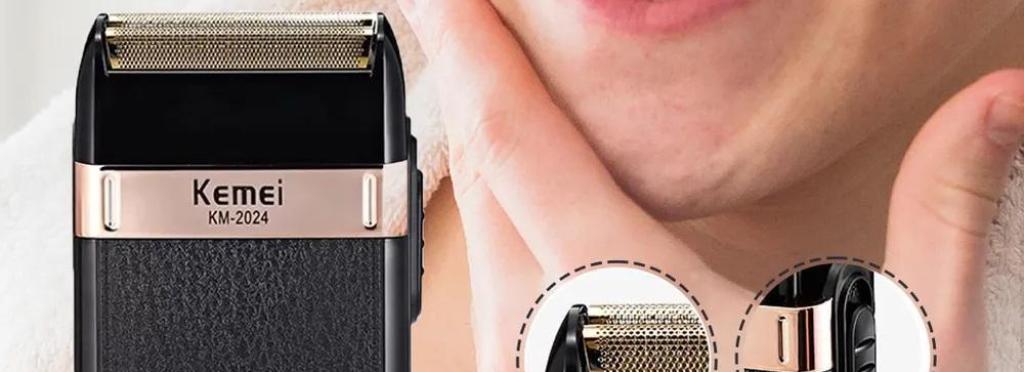 Kemei KM-2024 Professional Electric Hair Clipper for Men – Waterproof, Rechargeable, with Sharp Blades