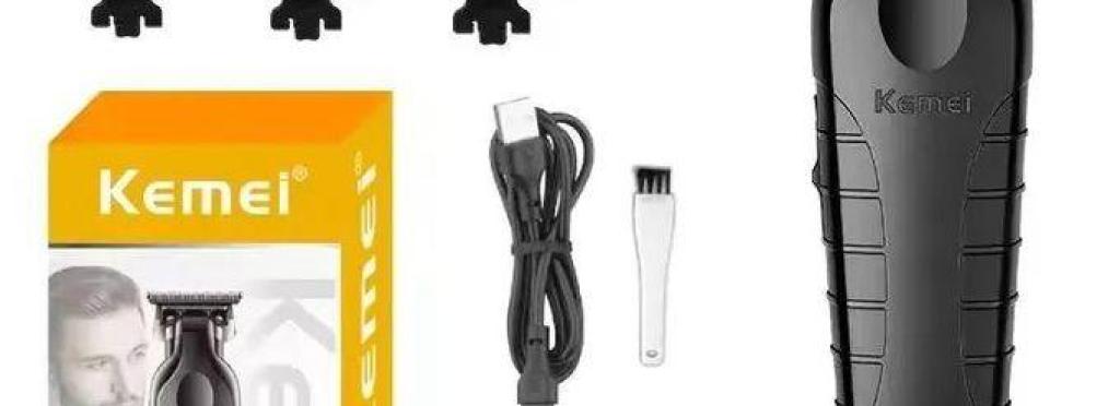 Kemei 2299 Professional Electric Hair Clipper for Men - Rechargeable, Multi-Purpose, Flexible Design