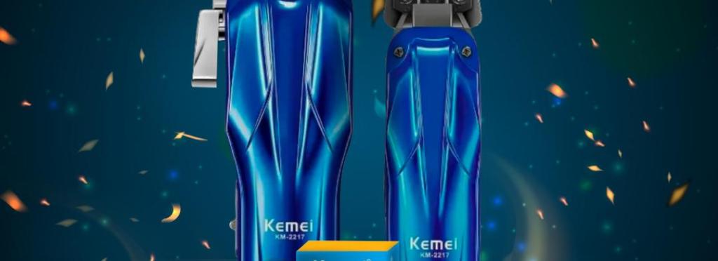 Kemei 2217 - Professional Electric Hair Clipper for Men, Rechargeable, Multi-Purpose, Stainless Steel
