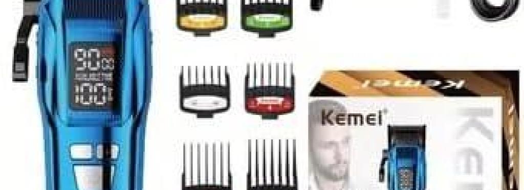 KM-2796 Professional Electric Hair Clipper for Men - Professional, Rechargeable, Metal, 10W