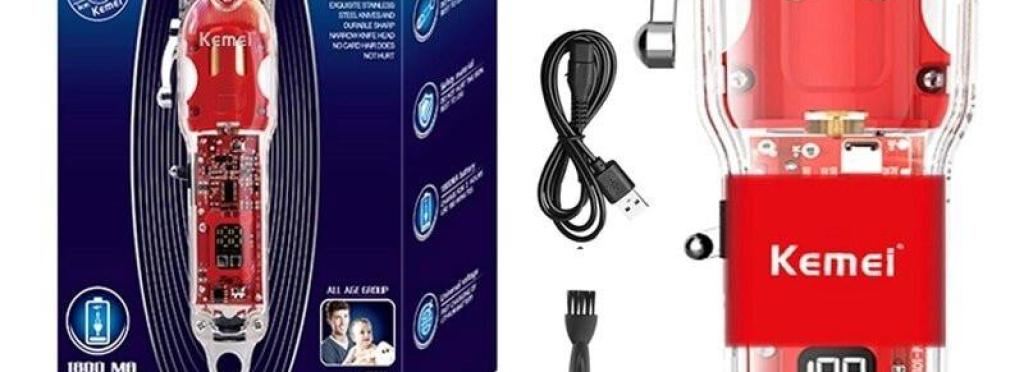 KM-1761 Professional Electric Hair Clipper for Men - Professional, Rechargeable, Modern Design