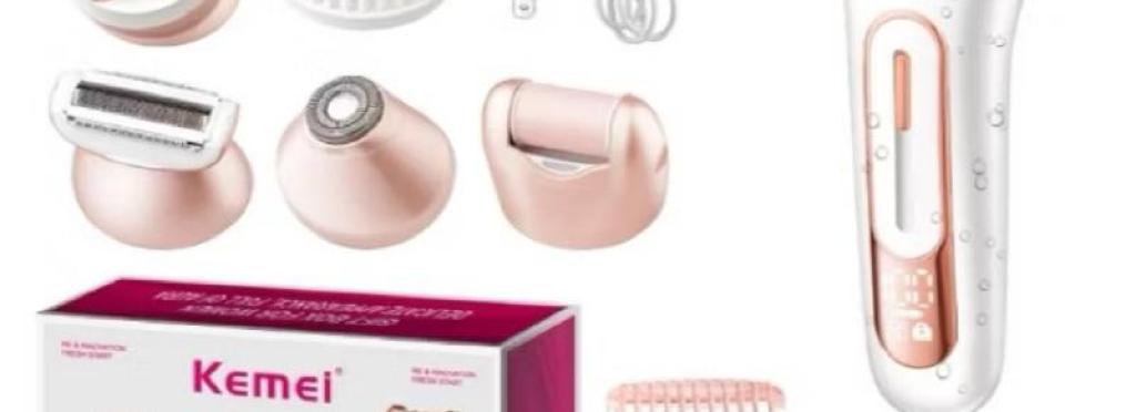 Kemei KM-6053 Hair Removal Machine for Women - Multi-Purpose, Rechargeable, Comfortable Design