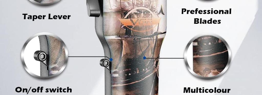V-689 - VGR Professional Rechargeable Electric Hair Clipper for Men - with LED Display and Titanium Blades