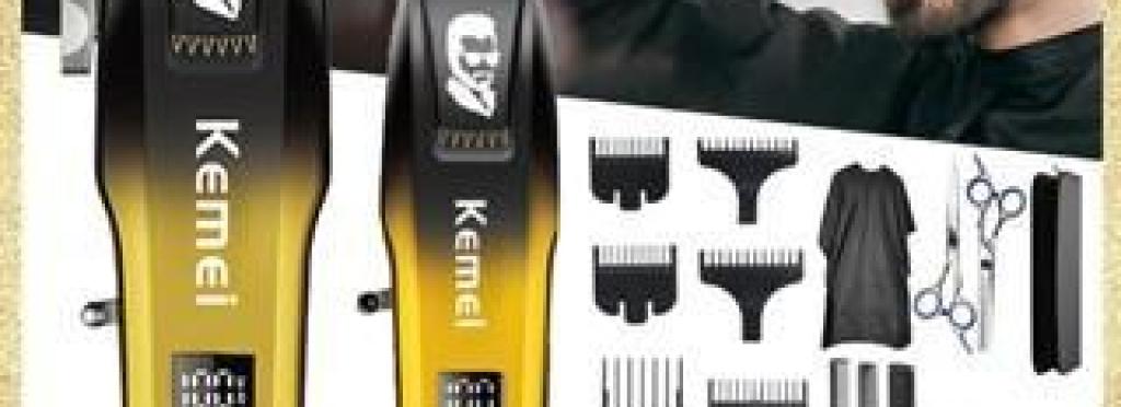 Kemei KM-8501 - Professional Electric Hair Clipper for Men, Rechargeable, Variable Length, Cordless