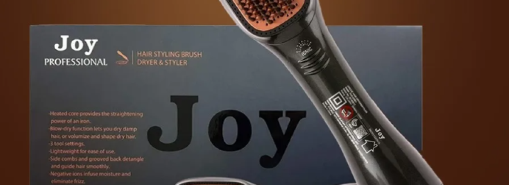 JOY Hair Styling Brush 2-in-1 (853-9) - Drying and styling in one touch