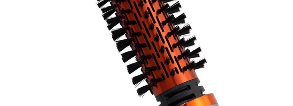 CR-6877 Rotating Hair Straightening Brush from Cronier - 1000 watts (2-in-1)