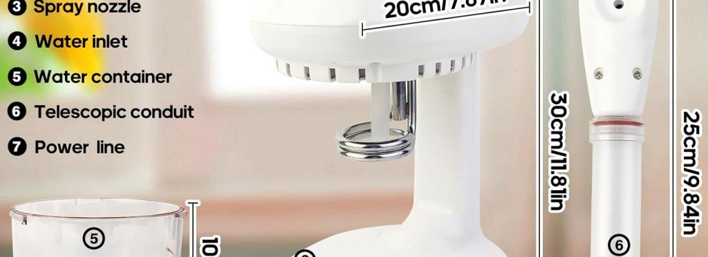 Nano Ionic Facial Steamer - 360-degree rotating arm (2-853)