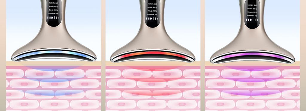 Neck Wrinkle Device with Microcurrent and Red Photon - (11-854)