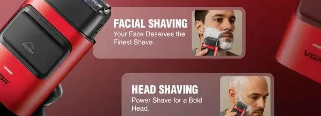 VGR 9000 RPM Hair Clipper with Titanium Blades - V-307