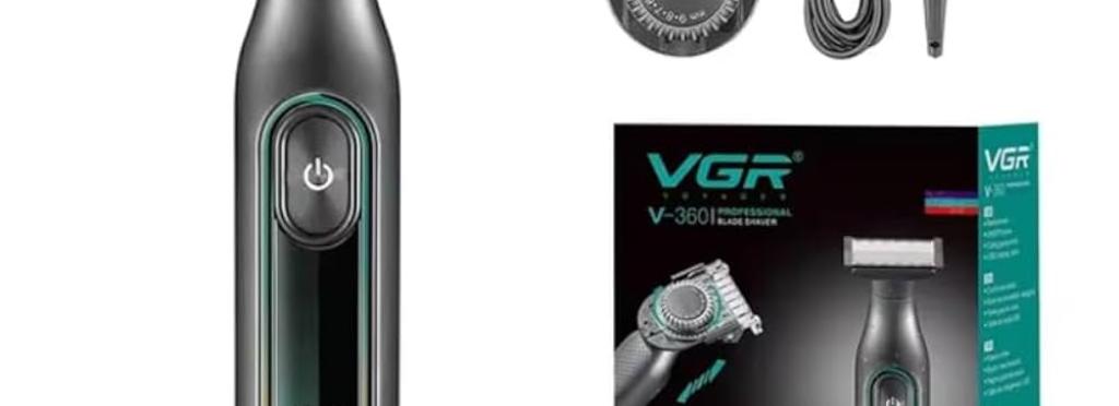 VGR Professional Dual-Head Hair Clipper - V-360 Smoothing Machine