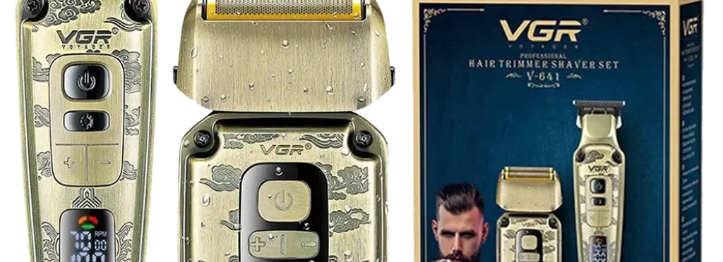 VGR Men's Personal Care Kit - V-641 Smoothing in Gold