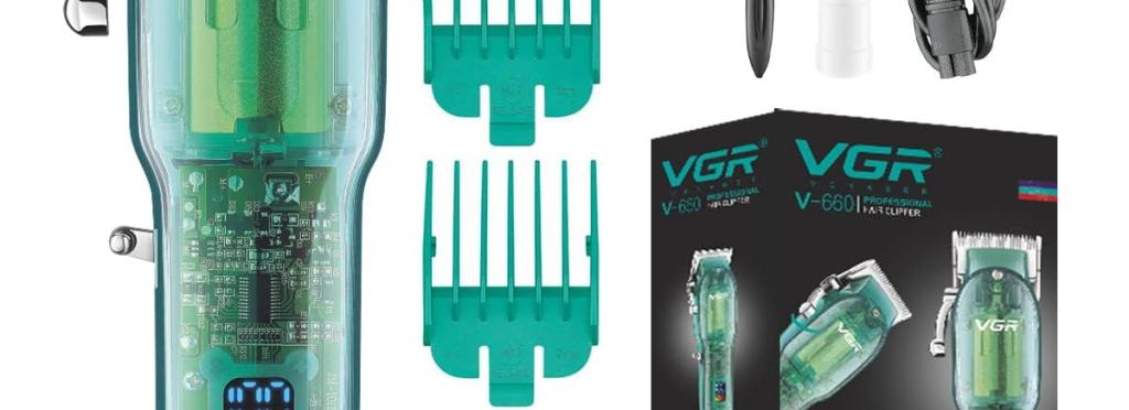 VGR Multi-Purpose Hair Clipper - V-660 Smoothing in Green