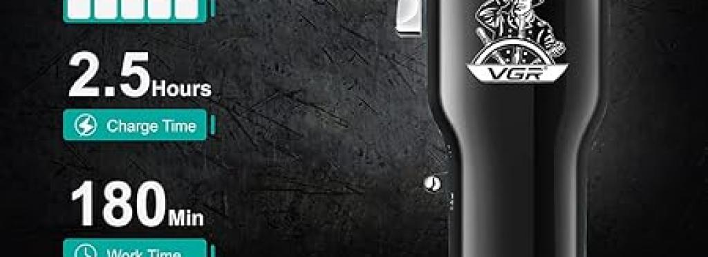 VGR Hair Clipper for Men - V-679 Model with Stainless Steel Blades