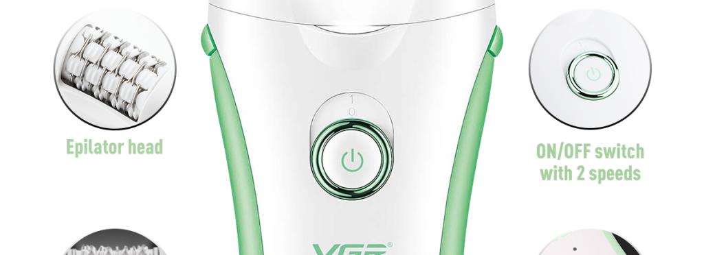 VGR Professional Hair Removal Machine - V-705 Model White and Pink Color