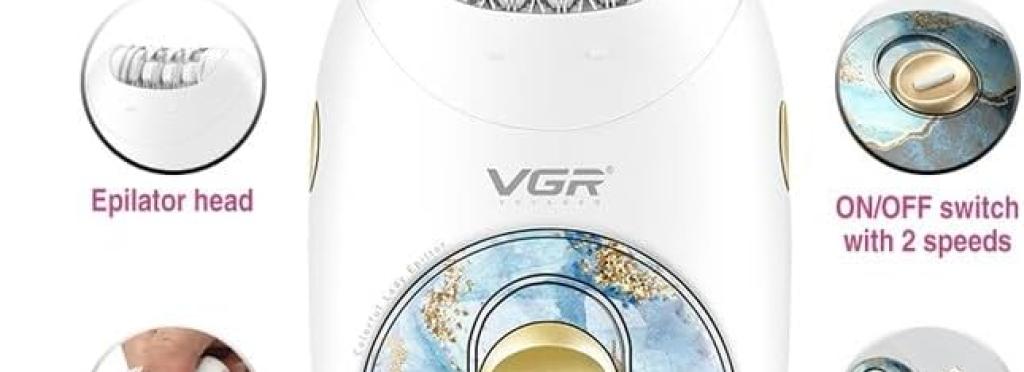 VGR Hair Removal Machine V-706 - 18 Tweezers Wireless and 70 Minutes Use